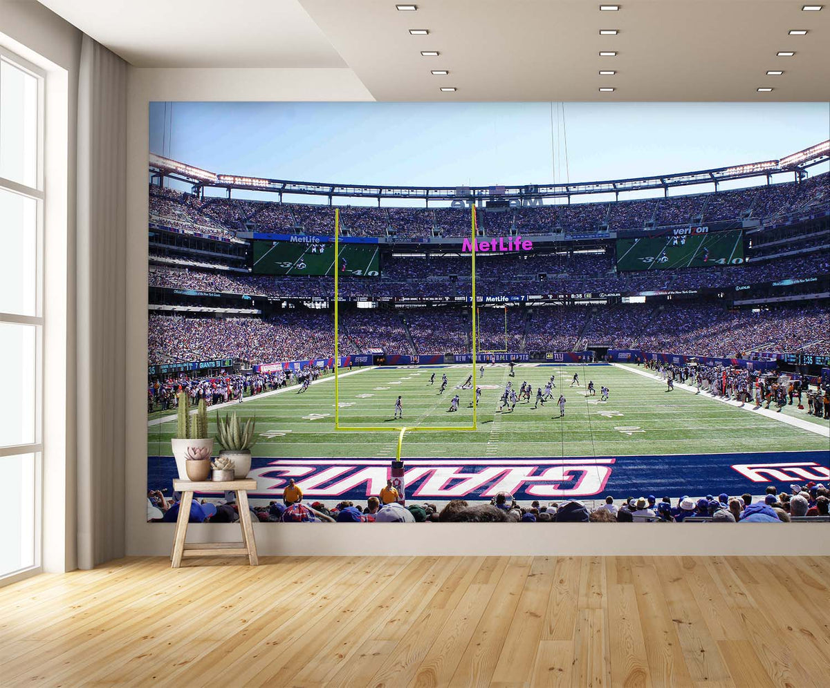 MetLife Stadium Wall Mural, Football Stadium