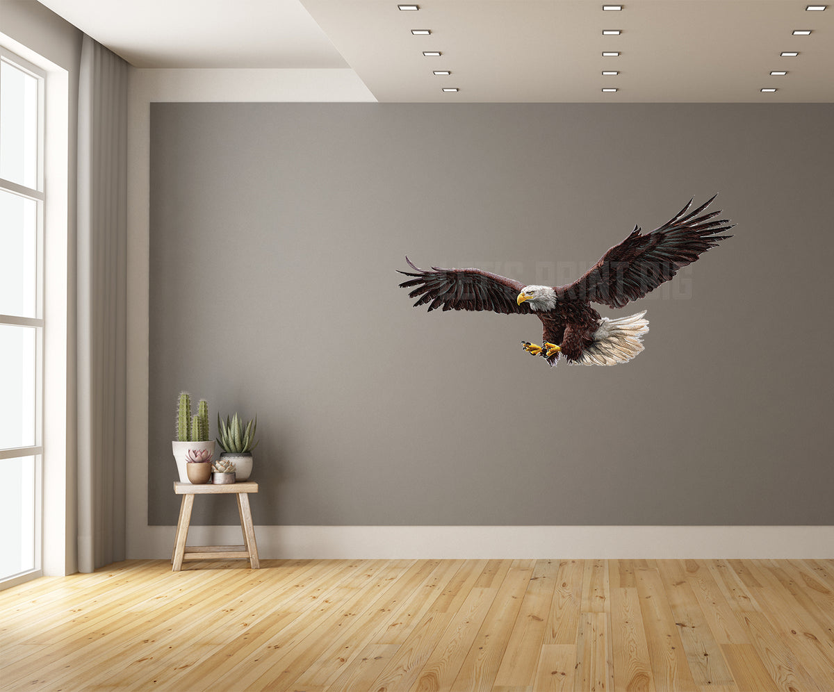 American Bald Eagle Decals of eagles Indoors or Outdoors – Let's Print Big